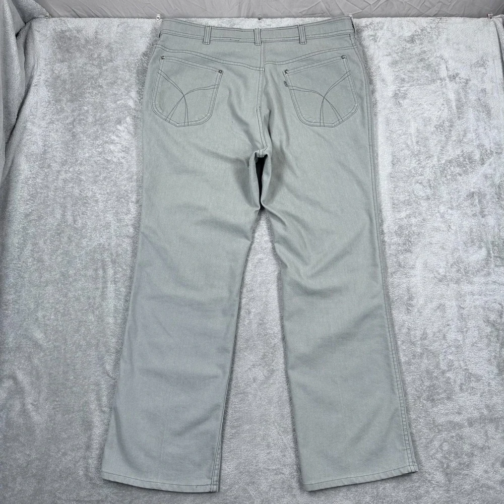 Vintage 80s Levi's For Men Jeans Skosh More Comfort Mens 38x30 White‎ Tab Gray